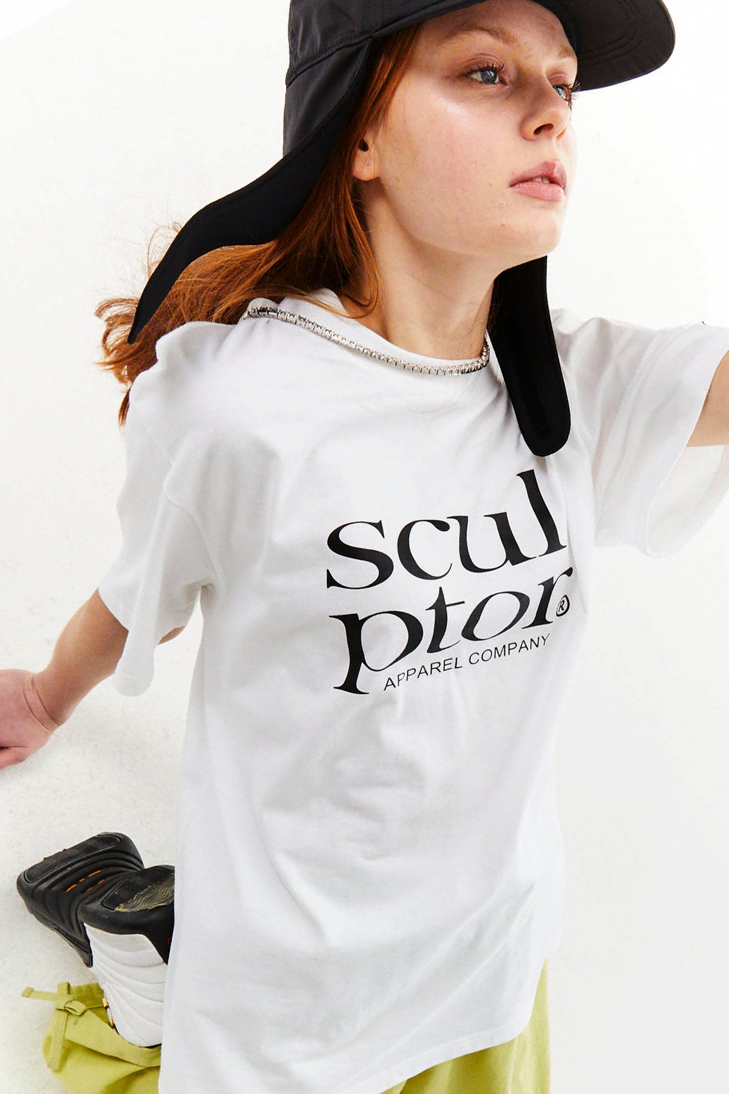 [SCULPTOR®] Retro Logo Boxy Tee (2 color)