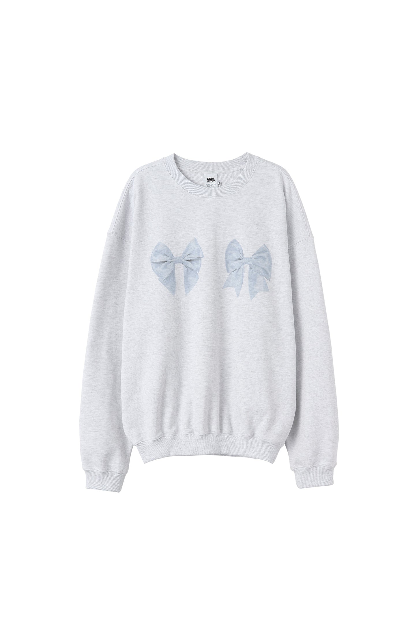 [SCULPTOR®] Bow Bow Sweatshirt (2 color)